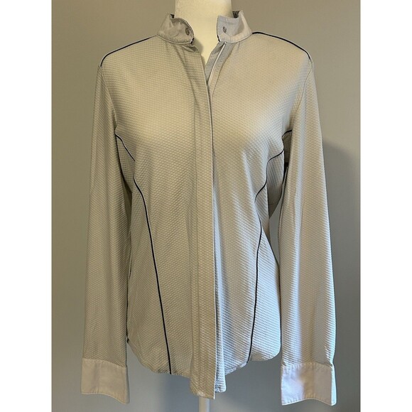 HORSEWARE PLATINUM Show Shirt Button Up High Collar XL - Picture 1 of 11